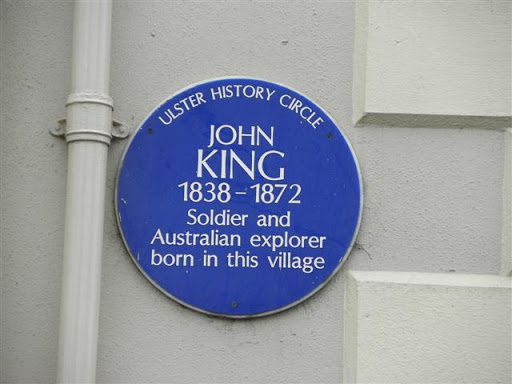 John King plaque, Moy