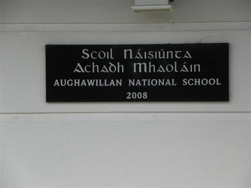 Plaque, Aughawillan National School
