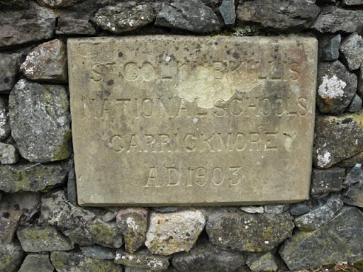 Plaque, St Columbkill's National School