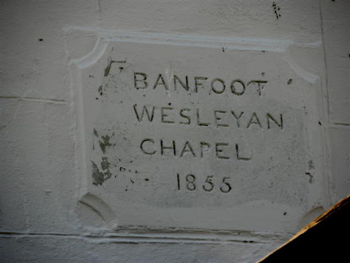 Plaque, Methodist Church, Charlestown