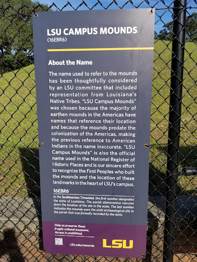 LSU Campus Mounds (16EBR6) - About The Name
