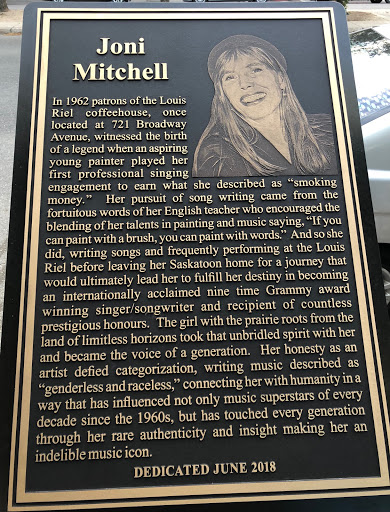 Joni Mitchell, Louis Riel Coffee House