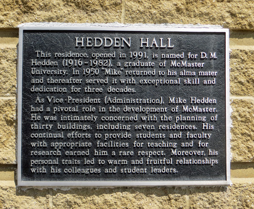 Hedden Hall (A McMaster University student residence)