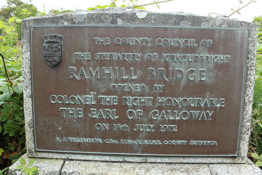 Bridge Plaque at the River Urr
