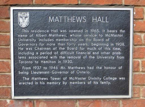 Matthews Hall  (A McMaster University student residence)