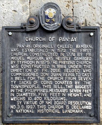 Church of Pan-ay historical marker