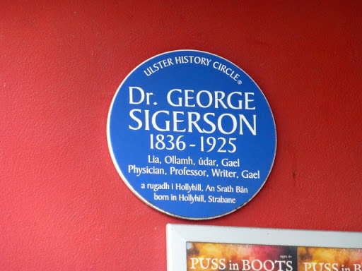 Plaque, Dr George Sigerson