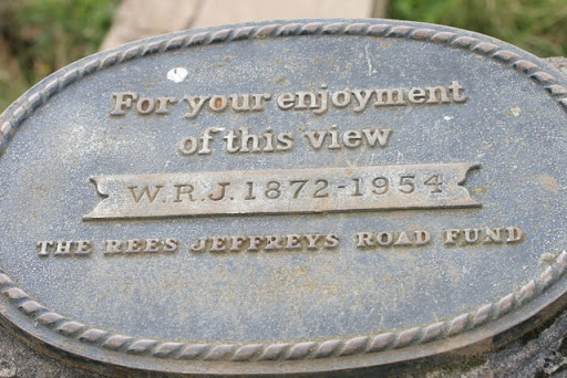 Plaque, Queen's View Car Park