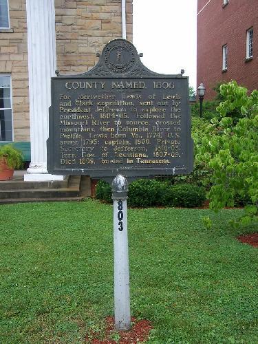Lewis County Historical Marker