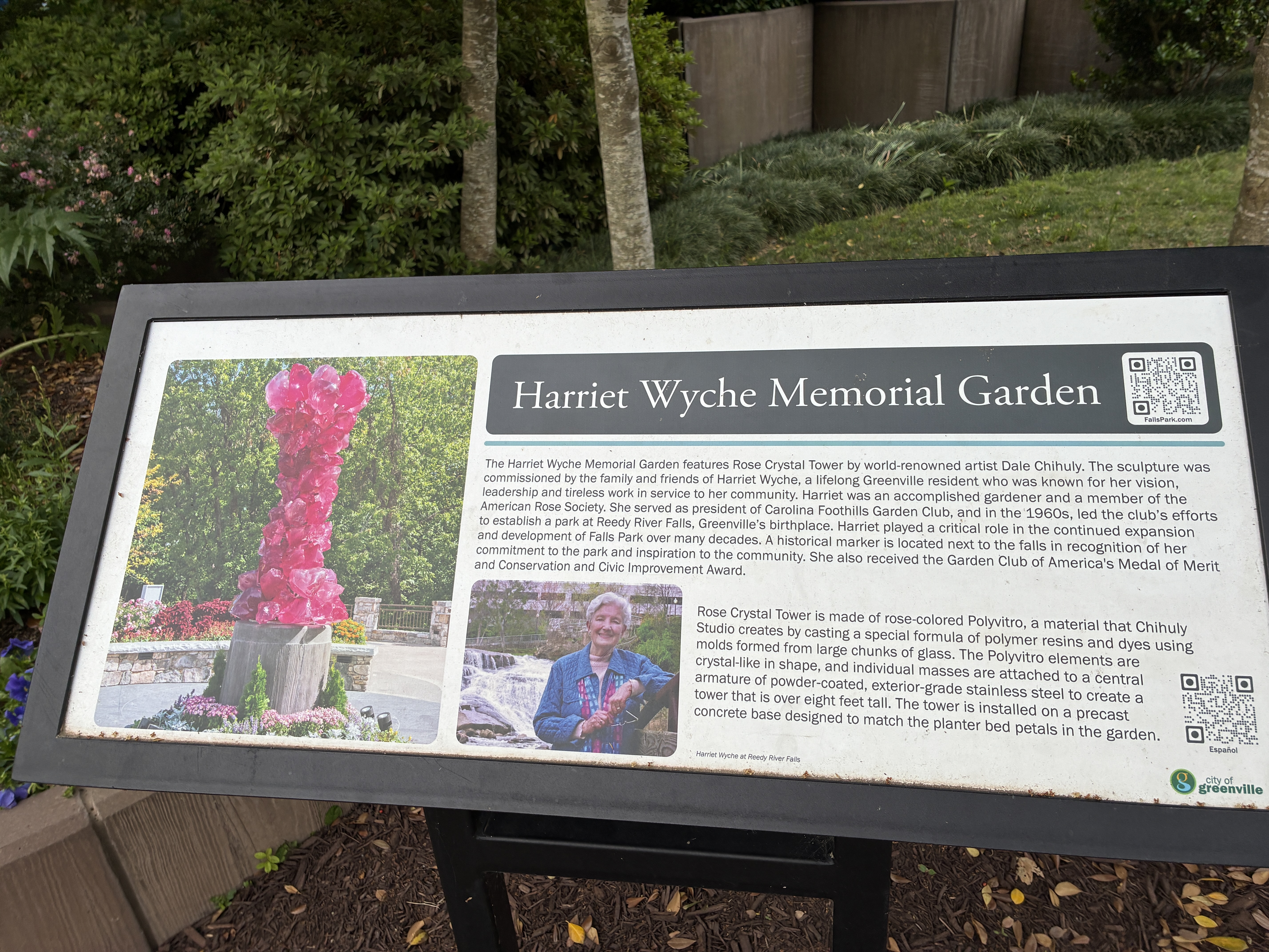 Harriet Wyche Memorial Garden