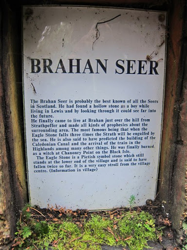 Brahan Seer - Information plaque