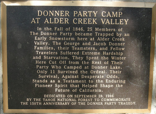 Donner Party Camp at Alder Creek Valley