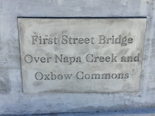 First Street Bridge Over Napa Creek and Oxbow Commons
