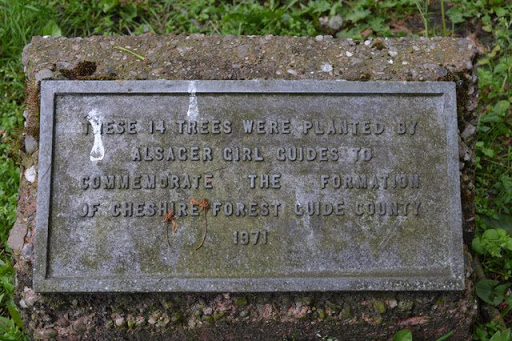 Alsager: The Guides' Plantation (plaque)