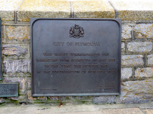 Plaque, Plymouth Harbour, Devon