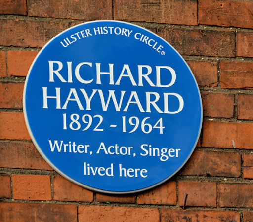 Richard Hayward plaque, Belfast