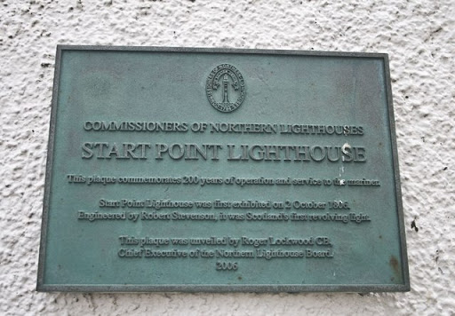 Plaque at Start Point Lighthouse, Sanday, Orkney