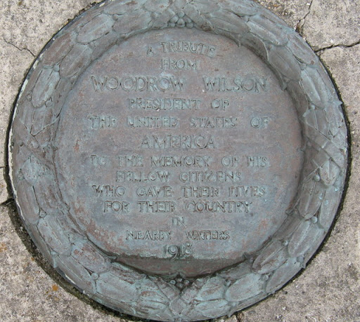 'A tribute from Woodrow Wilson'
