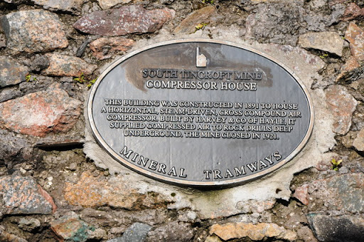Plaque, Compression House, South Tincroft Mine