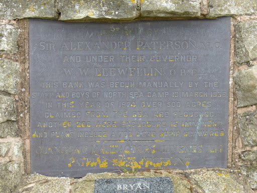 Plaque on the monument