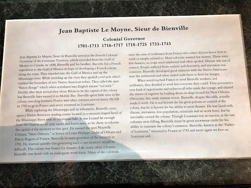 Jean Baptiste Le Moyne, Sieur de Bienville Colonial Governor 1701-1713 1716-1717 1718-1725 1733-174
