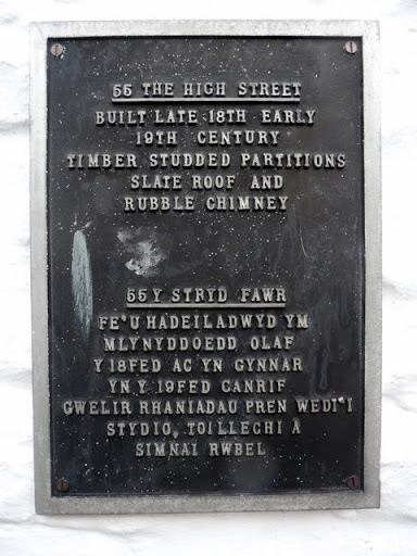 Plaque on House, Builth Wells, Powys