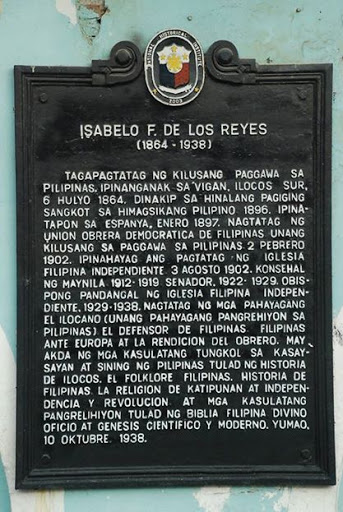 Isabelo F. de los Reyes historical marker