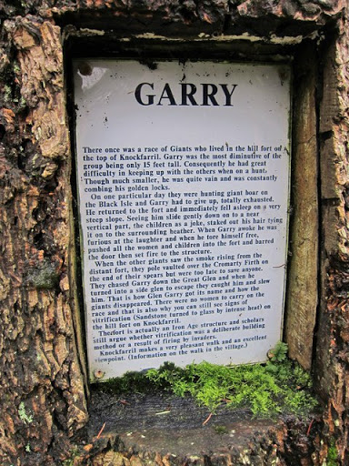 Garry - information plaque