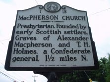 MacPHERSON CHURCH