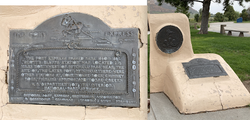 Pony Express at Scott's Bluff