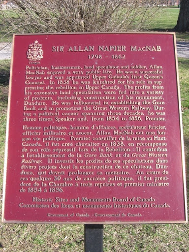 Sir Allan Napier MacNab 1798-1862