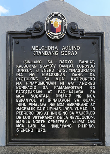 Melchora Aquino historical marker