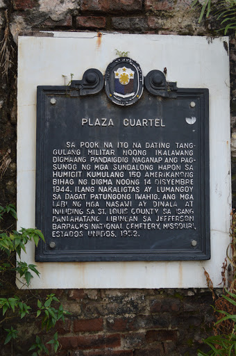Plaza Cuartel historical marker