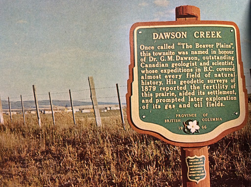 Dawson Creek (Sign missing)