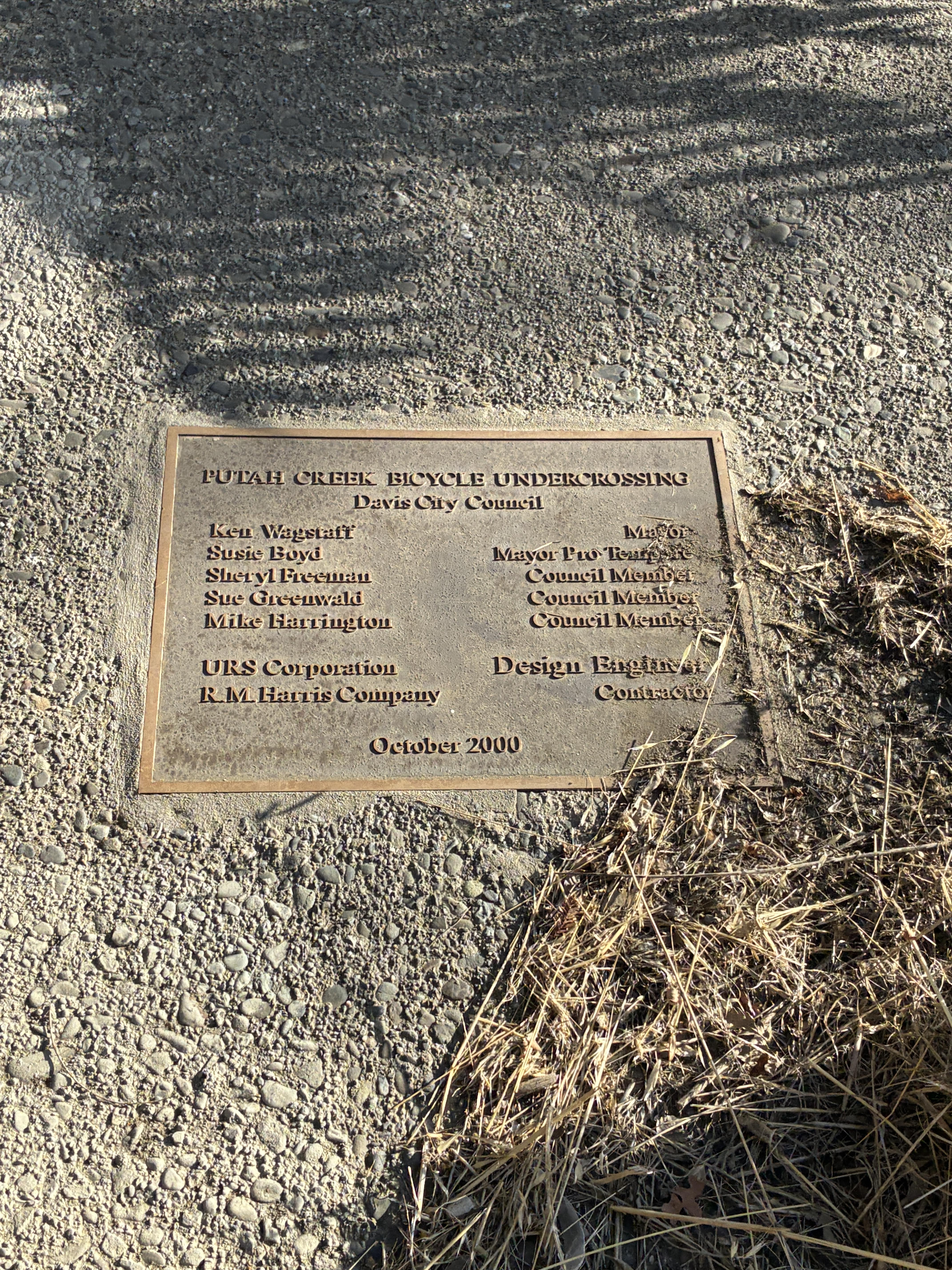 Putah Creek Bicycle Undercrossing