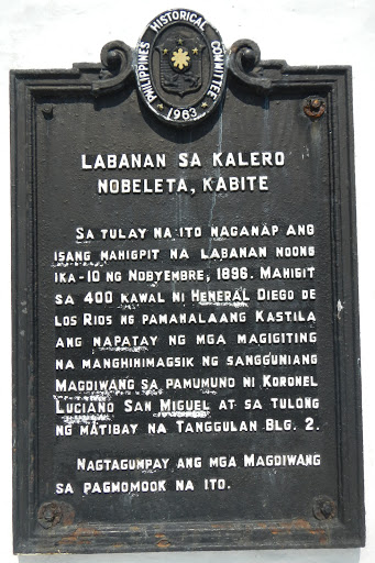 Battle of Calero historical marker