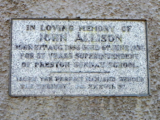 Memorial plaque, Preston