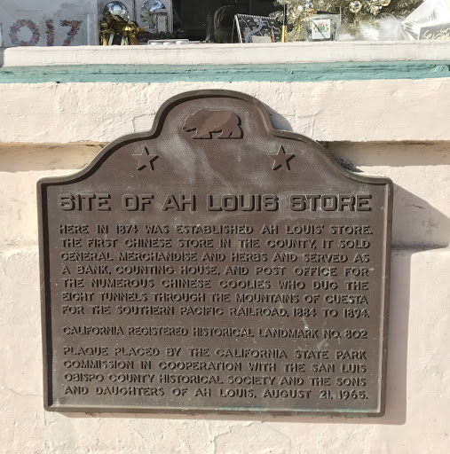 Site of Ah Louis Store