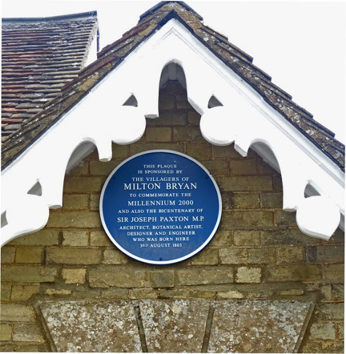 Commemorative plaque, Milton Bryan village hall