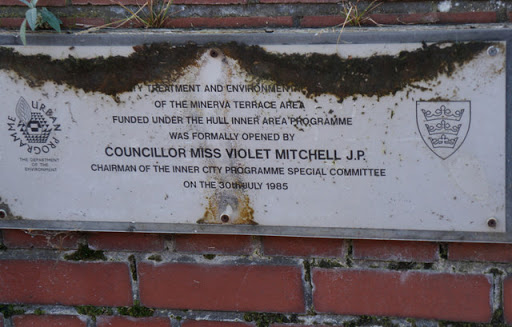A Plaque at Minerva Terrace, Hull
