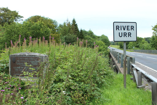 Bridge Plaque at the River Urr