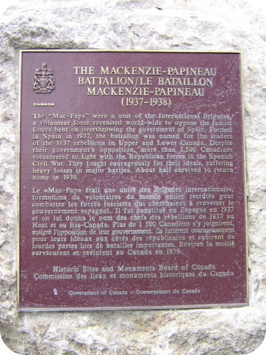 The Mackenzie-Papineau Battalion (1937-1938)