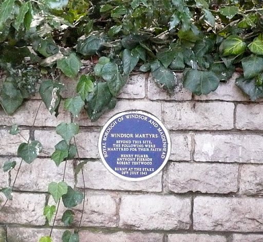Windsor Martyrs' plaque