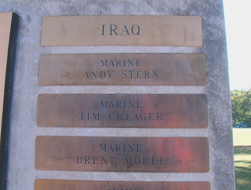 Veterans Plaza Iraq Memorial