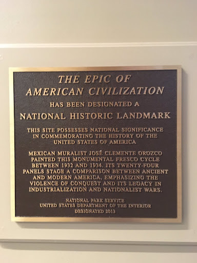 The Epic of American Civilization Fresco