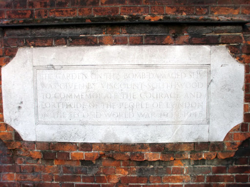 Commemorative Plaque, Piccadilly, London W1
