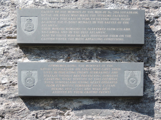 Mount Batten Tower: commemorative plaques