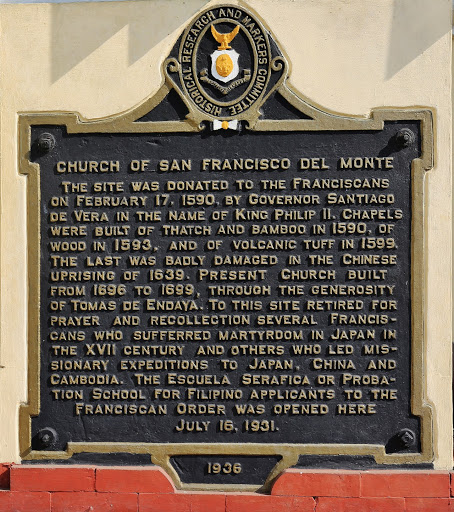 Church of San Francisco del Monte historical marker