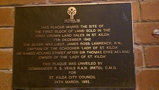 First Land Sales in St Kilda