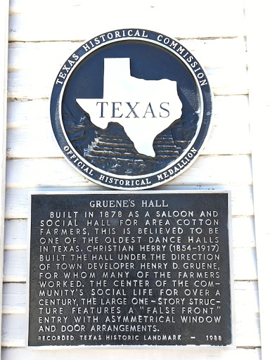 GRUENE'S HALL